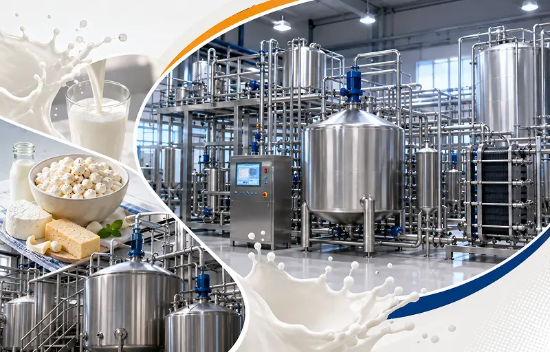 Complete Dairy Processing Plant Industrial Machinery