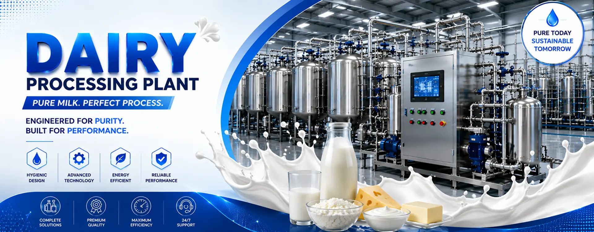 Dairy Processing Plant Machinery